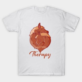 Love Horse Therapy T-Shirt